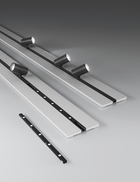 L-16 Track Novalux Profilo Cartoon Light con binario elettrificato